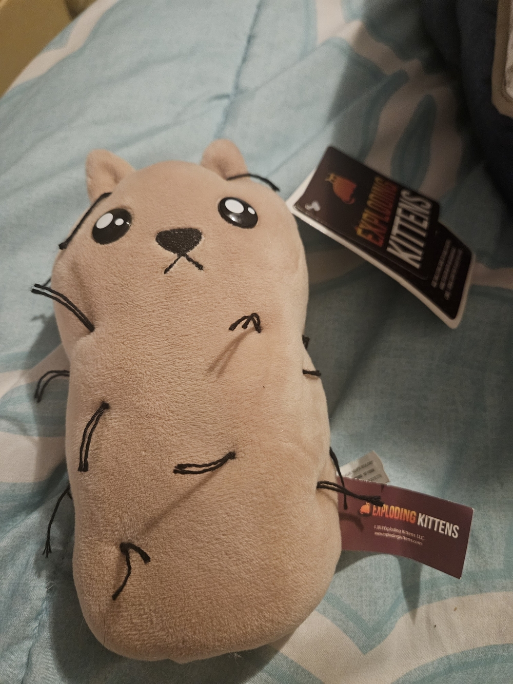Exploding Kittens Tan Plush Stuffed Animal - Cute Kitten